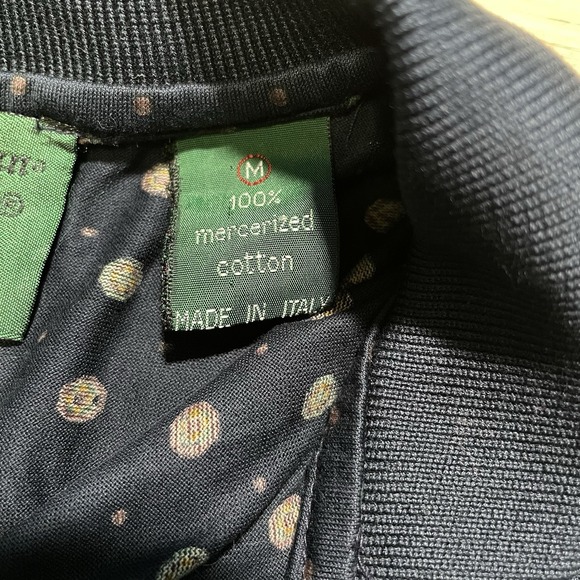 Hickey Freeman Bobby Jones Collection Polo Made In Italy Short Sleeve Size M - Picture 5 of 11